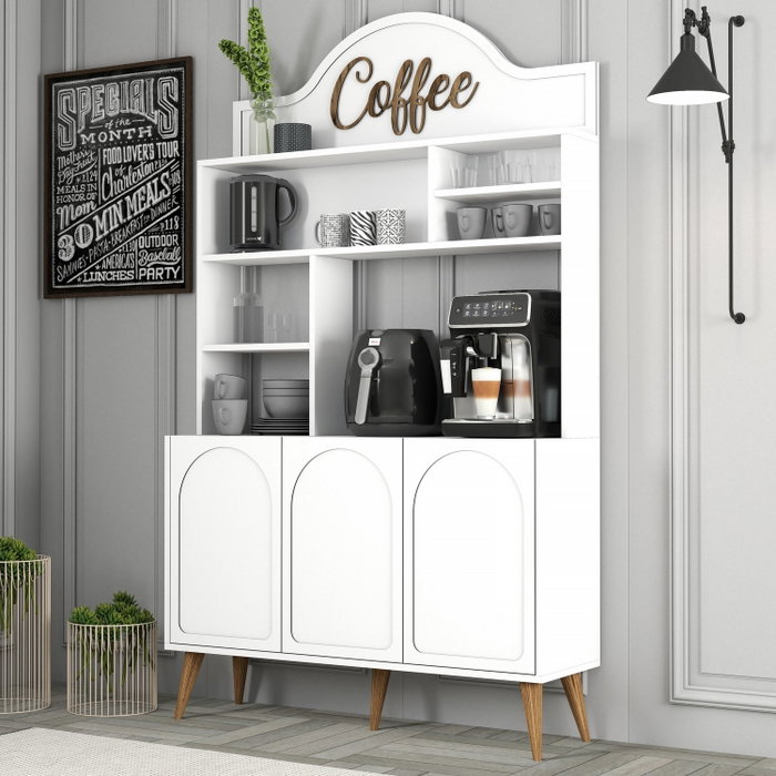 Hanah Home Lyon 120 Blanco y Nogal Hanah Home Lyon 120 Blanco y Nogal